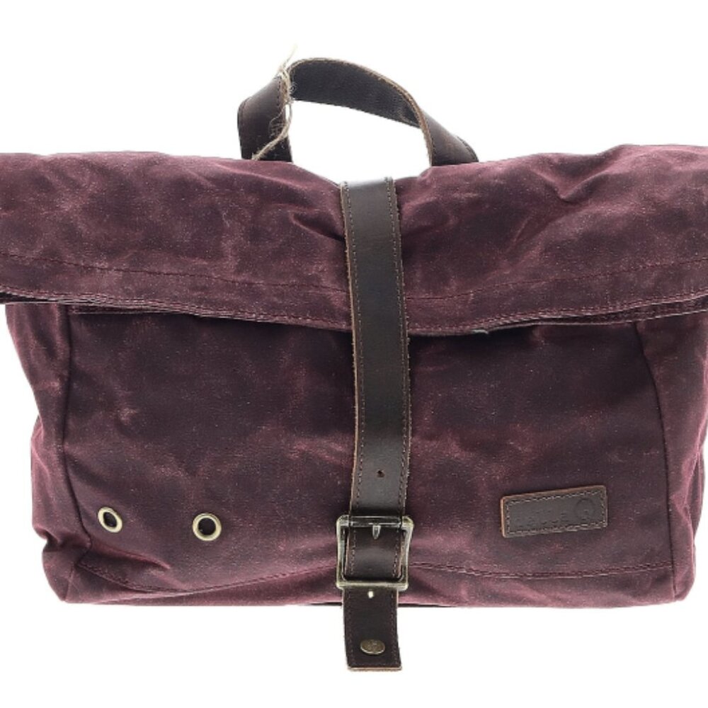 NWT Discontinued Della Q \Jimmy Beans Roll-Top Waxed Canvas Maker Bag